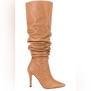 NWT brown knee high / over the knee boots Raye x EAVES Ashley Boot in Camel